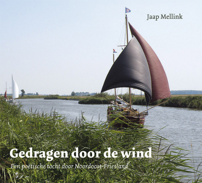 omslag gedragen door de wind